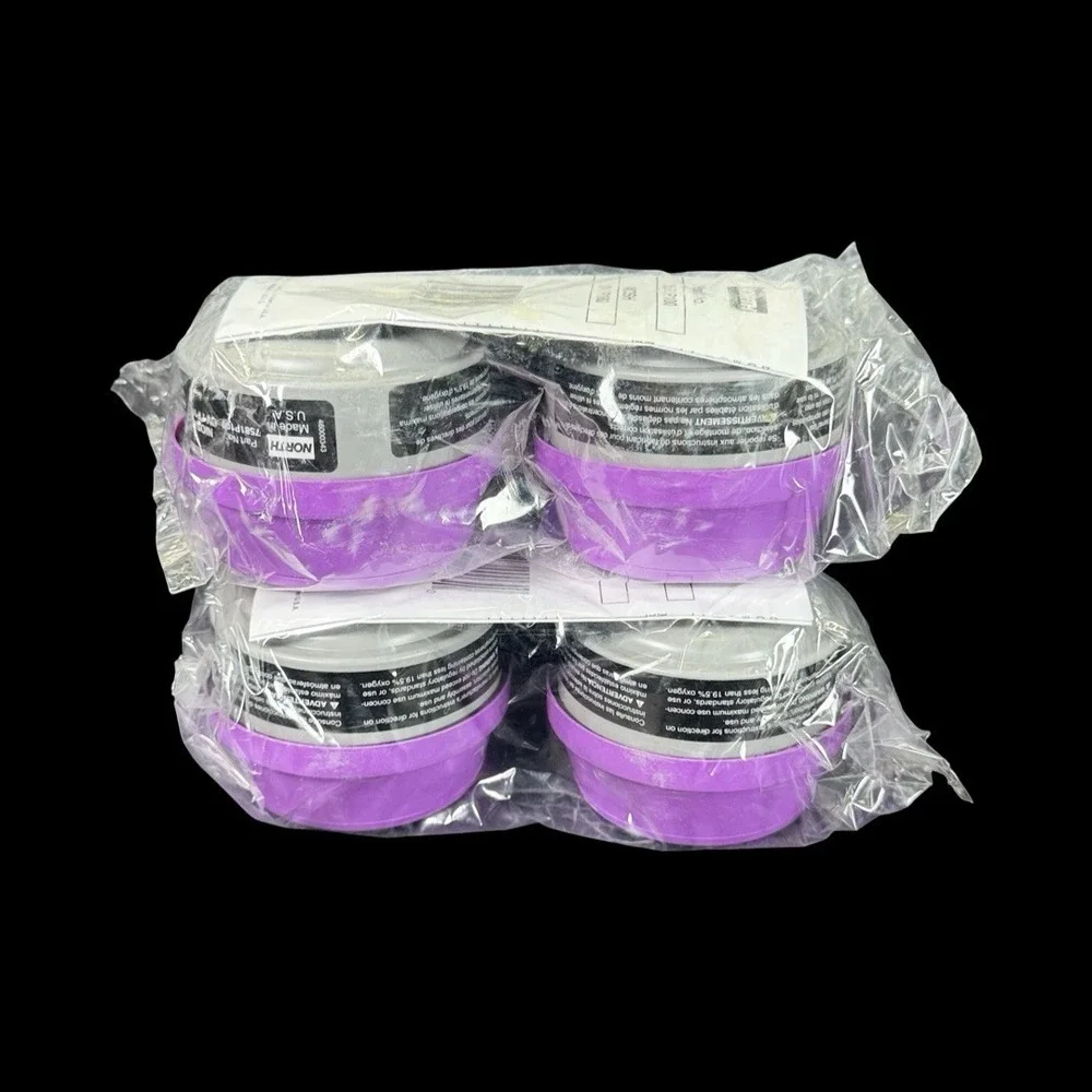 North Part #7581P100 NIOSH OV/P100 Replacement Cartridges Lot of 2 (2-pack) New!